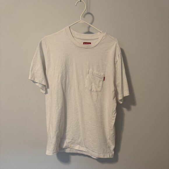 Supreme Other - Supreme White Pocket T-Shirt – Size L